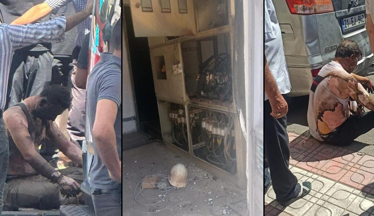 Diyarbakır’da aydınlatma panosunda patlama! Yaralılar var
