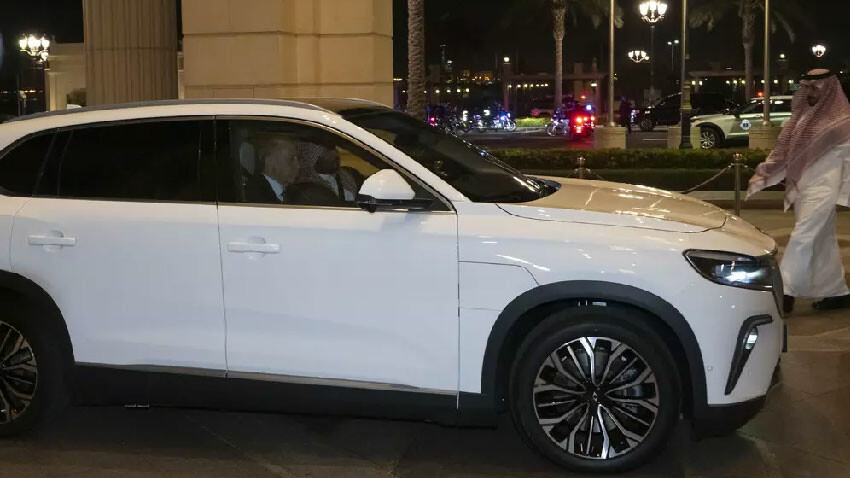 Selman, Erdoğan'ı Togg ile otele bıraktı