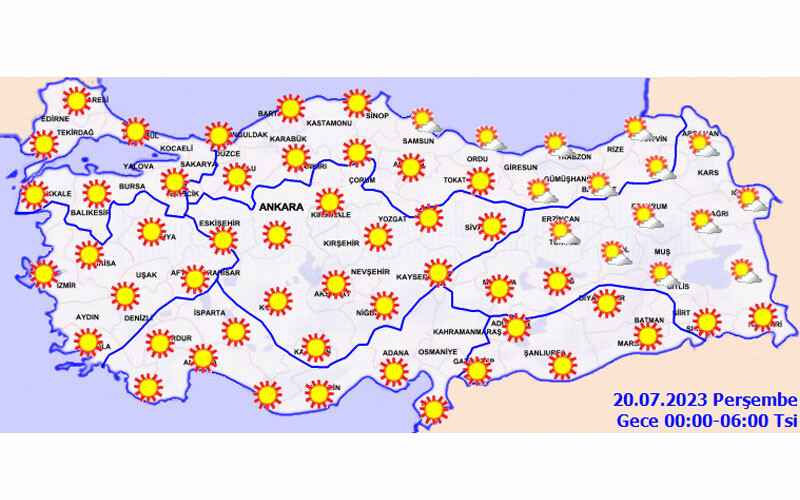 Sıcak hava dalgası yurda giriş yaptı… Meteoroloji uyardı: Önümüzdeki 6 güne dikkat! (19 Temmuz hava durumu)