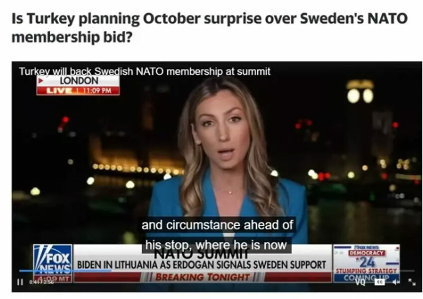 İsveç’in NATO anahtarı Türkiye’de! Uluslararası basın “Ekim” ayına dikkat çekti