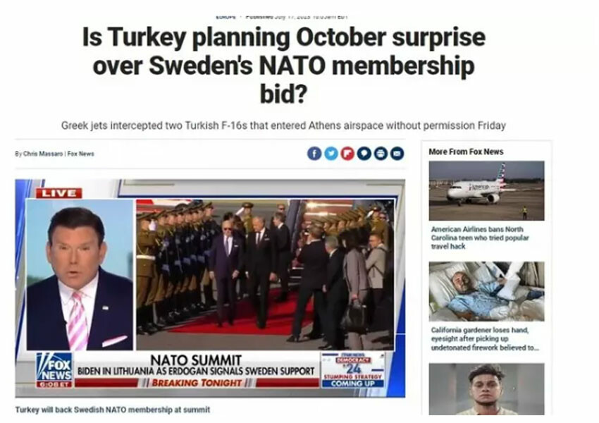 İsveç’in NATO anahtarı Türkiye’de! Uluslararası basın “Ekim” ayına dikkat çekti