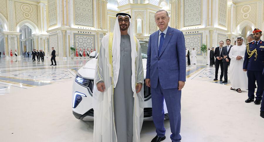 BAE'den Erdoğan'a devlet nişanı