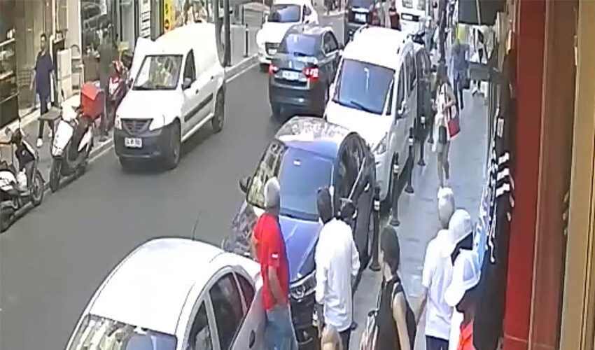 Kaldırımda yürürken canından oluyordu, ölümden kıl payı kurtuldu