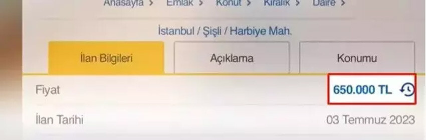 'Pes' dedirten ilan! Kiralık dairenin fiyatını görenler şaşkına döndü 'Pes' dedirten ilan! Kiralık dairenin fiyatını görenler şaşkına döndü