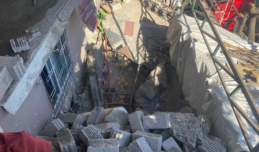 Kahramanmaraş'ta facia! İnşaat duvarı çöktü 1 ölü 2 yaralı