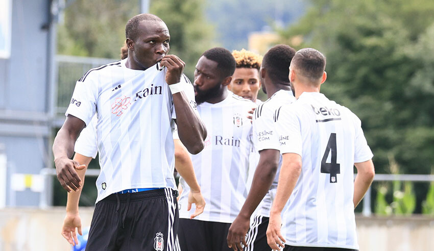 Vincent Aboubakar coştu, Beşiktaş hazırlık maçında Strasbourg'u 2-1 mağlup etti Vincent Aboubakar coştu, Beşiktaş hazırlık maçında Strasbourg'u 2-1 mağlup etti
