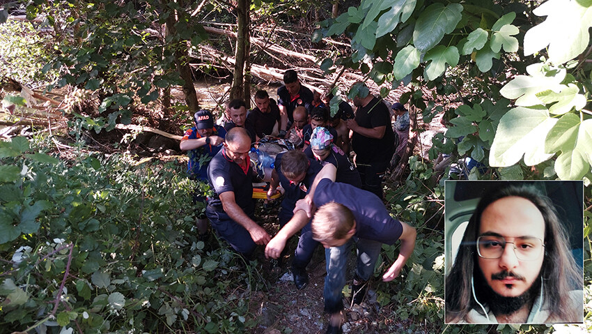 Yılanlı Dere'ye giren üniversite öğrencisi Erdeniz Yılmaz hayatını kaybetti