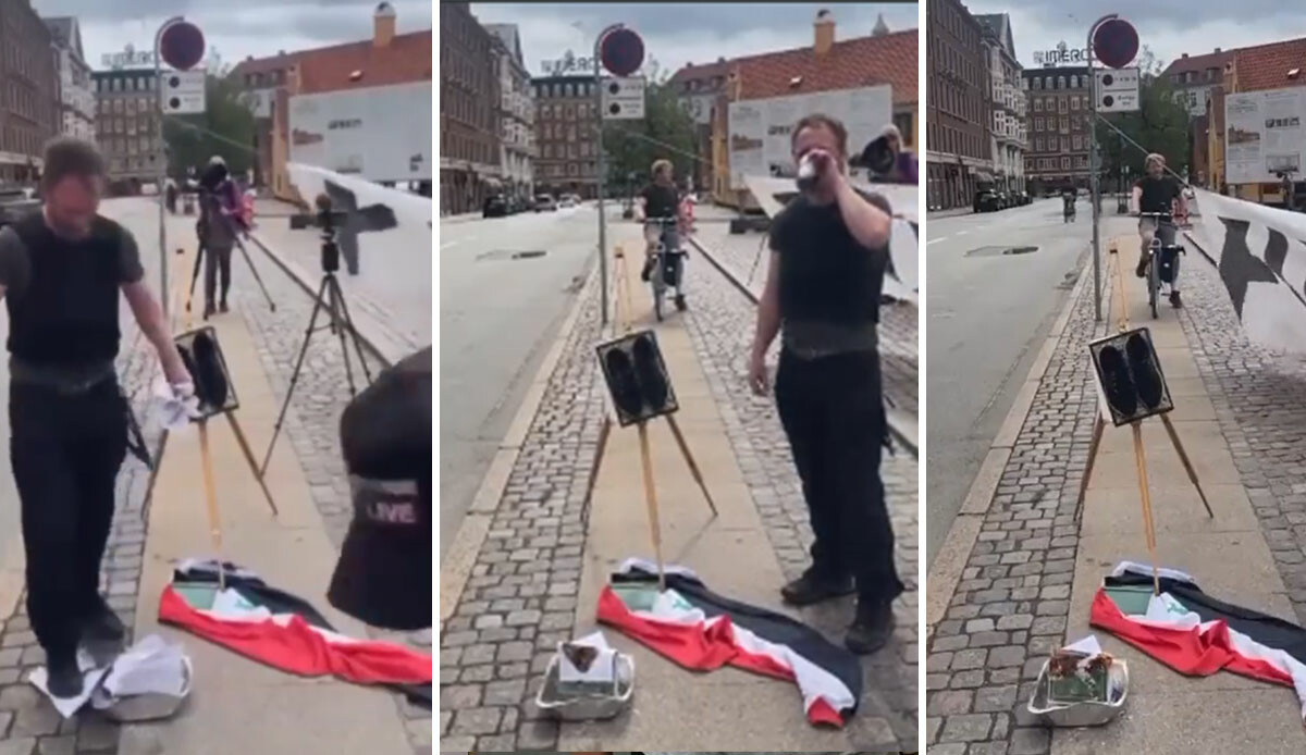 İslam düşmanlığı devam ediyor! Danimarka&#039;da yeniden Kur&#039;an-ı Kerim yakıldı