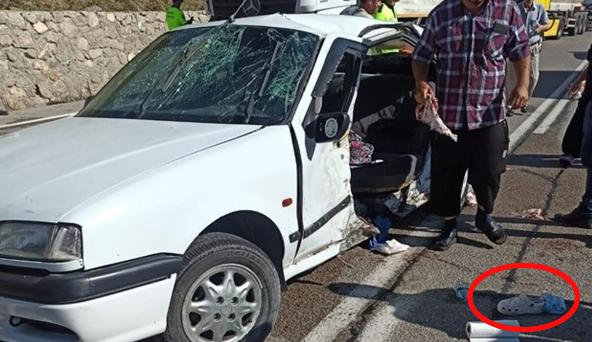 Feci kaza! Küçük çocuğun yolda kalan terliği yürekleri dağladı!