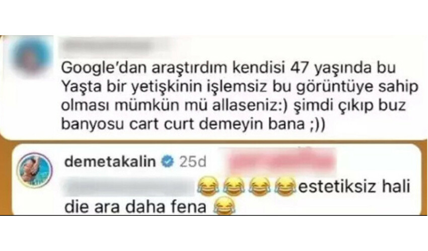 “Botoksum yok” diyen Nefise Karatay’a Demet Akalın’dan gönderme… Her şeyi ifşa etti “Botoksum yok” diyen Nefise Karatay’a Demet Akalın’dan gönderme… Her şeyi ifşa etti
