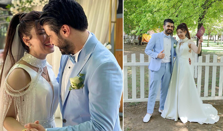 Şarkıcı Emrah'ın oğlu Tayfun'un nikahından...