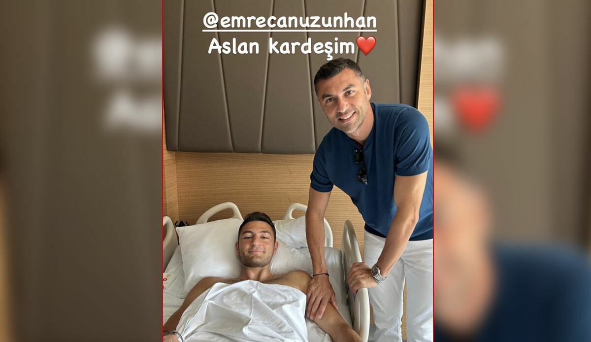Emrecan Uzunhan'a hamstring tendon onarımı! Şanssız futbolcuya ilk ziyaret Burak Yılmaz'dan Emrecan Uzunhan'a hamstring tendon onarımı! Şanssız futbolcuya ilk ziyaret Burak Yılmaz'dan