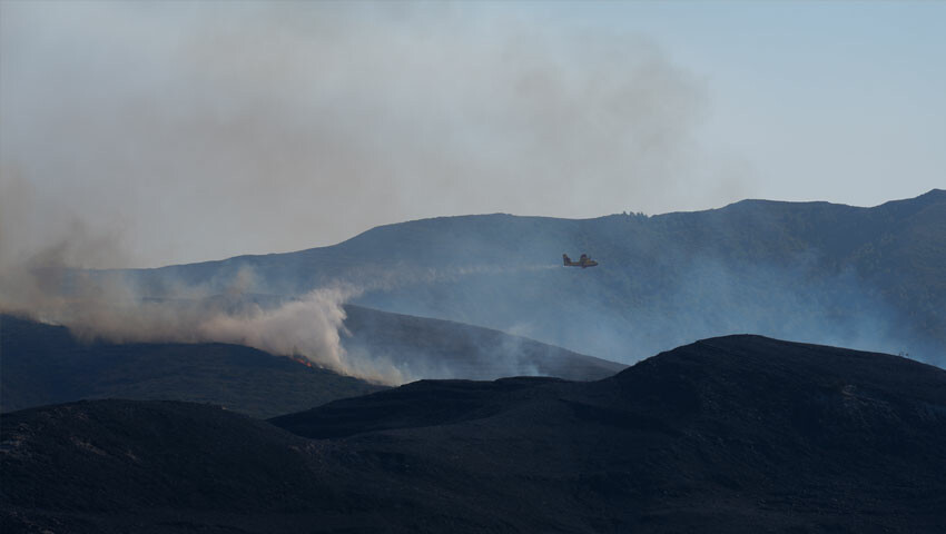 Yunanistan alev alev yanıyor! Rodos'un güneyi tamamen kül olabilir