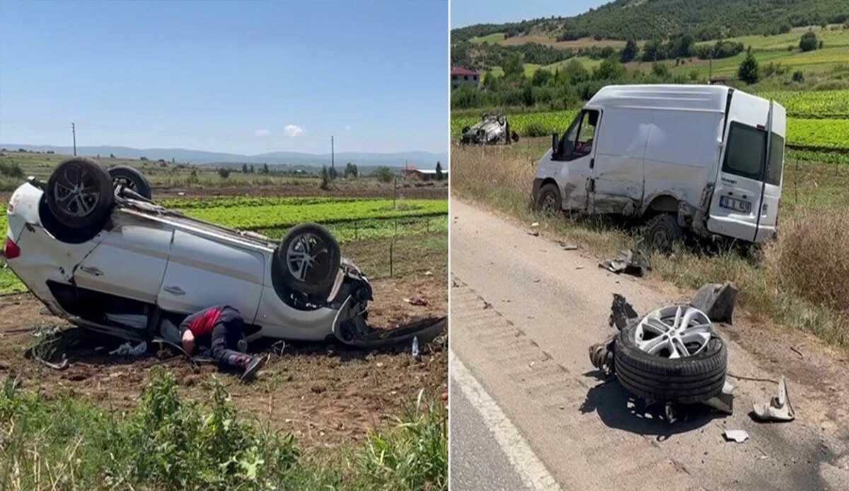 Kontrolden çıkan otomobil park halindeki minibüse çarptı: Ölü ve yaralılar var Kontrolden çıkan otomobil park halindeki minibüse çarptı: Ölü ve yaralılar var
