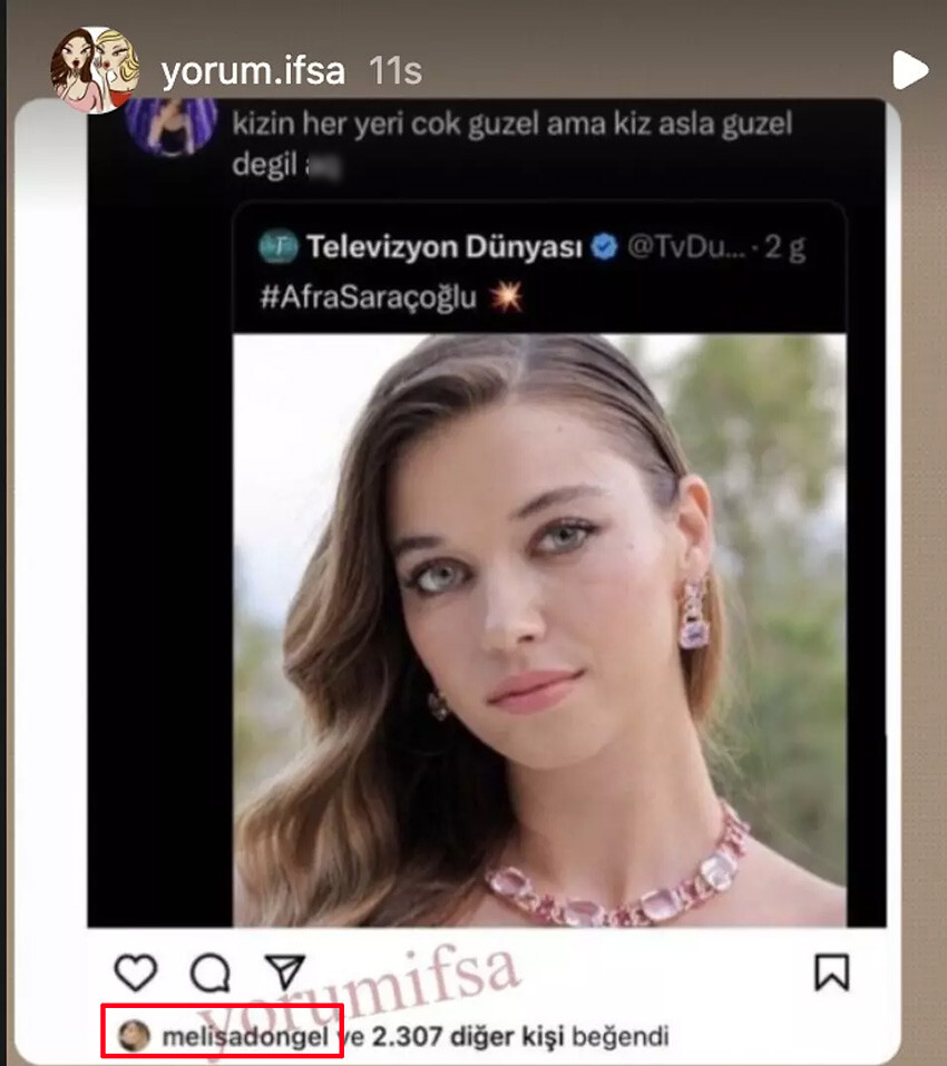 Afra Saraçoğlu hayranlarını çıldırtmıştı! Melisa Döngel’den jet özür… Afra Saraçoğlu hayranlarını çıldırtmıştı! Melisa Döngel’den jet özür…
