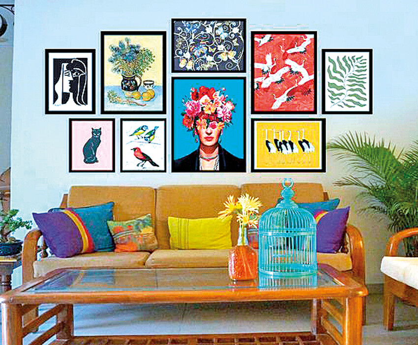 Tabloların gücü adına! Evinizi sanat galerisine çevirmek çok kolay Tabloların gücü adına! Evinizi sanat galerisine çevirmek çok kolay
