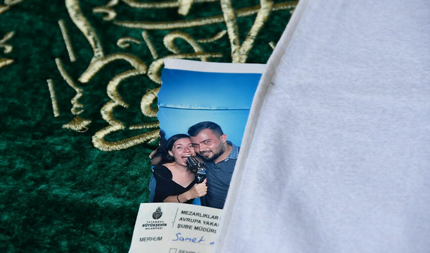 Meslektaşları, genç taksiciyi son yolculuğunda yalnız bırakmadı