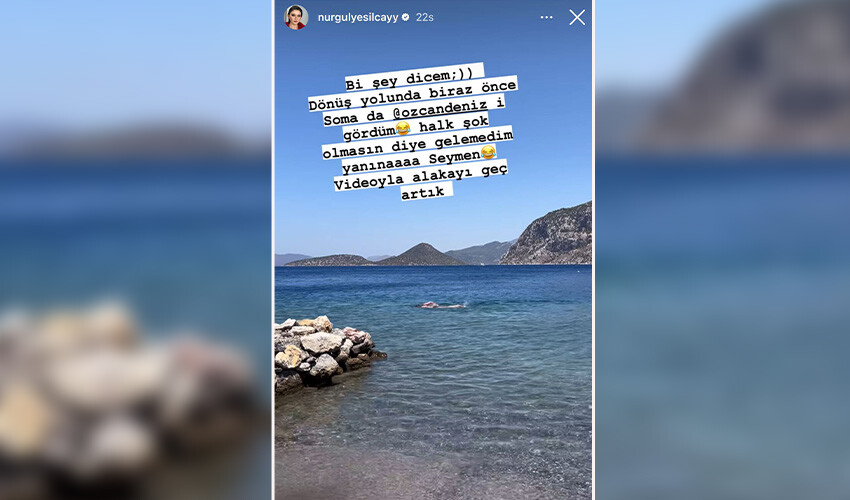 Nurgül Yeşilçay Özcan Deniz'i yolda gördü, yanına gitmeme sebebini sosyal medyadan açıkladı