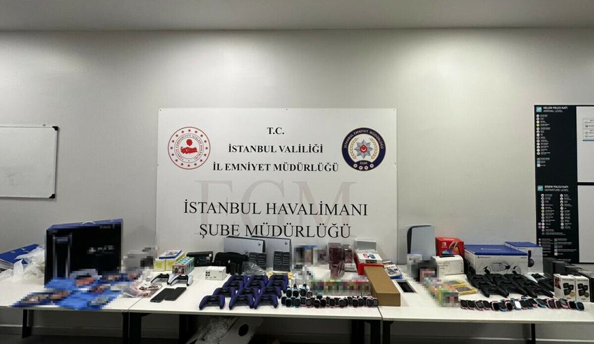 İstanbul Havalimanı&#039;nda kaçakçılık operasyonu! 1 milyon liralık ürün ele geçirildi