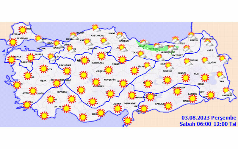 Sıcaklıkların zirvesi için tarih verildi!  Meteoroloji uyardı: Eyyam-ı Bahur yüzünü gösterecek (3 Ağustos hava durumu)
