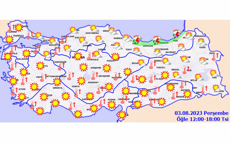 Sıcaklıkların zirvesi için tarih verildi!  Meteoroloji uyardı: Eyyam-ı Bahur yüzünü gösterecek (3 Ağustos hava durumu)