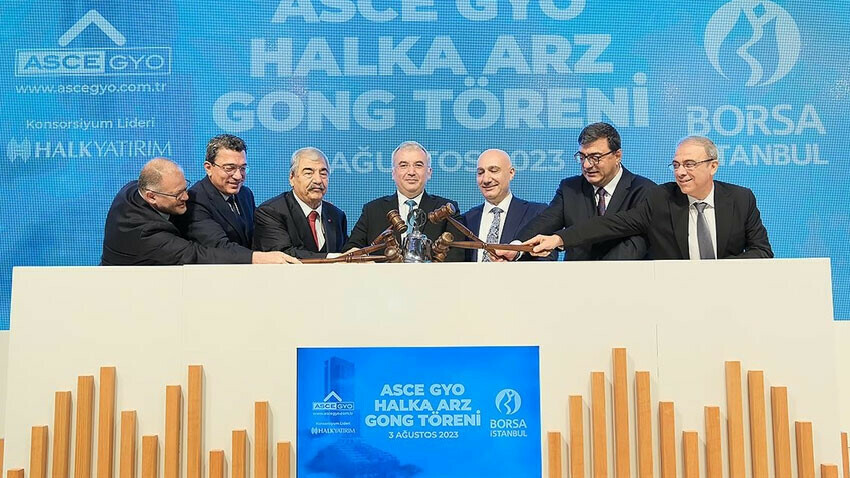 Gong ASCE Gayrimenkul Yatırım Ortaklığı (GYO) AŞ, için çaldı.