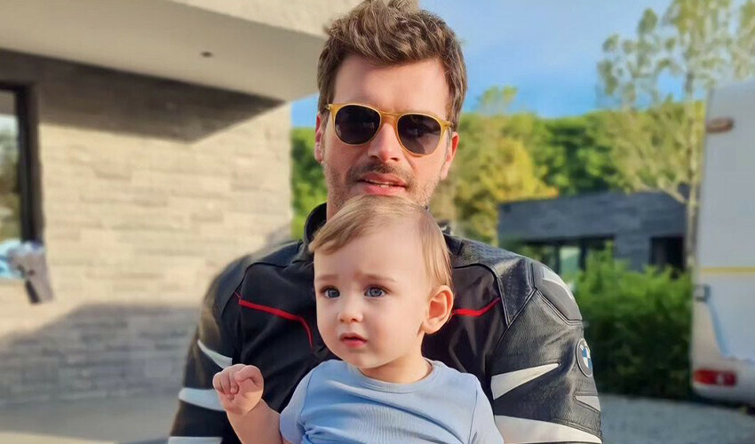 Kıvanç Tatlıtuğ’un kucağındaki bebek kafaları karıştırdı! Gerçek sonradan ortaya çıktı