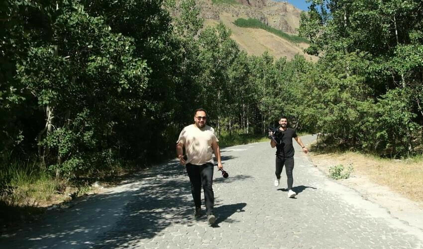 İHA muhabirine ayı saldırdı