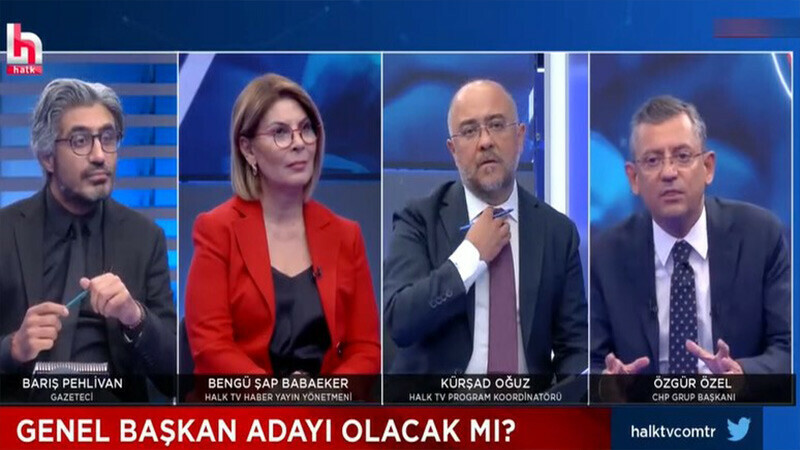 Özgür Özel- Halk tv canlı yayın