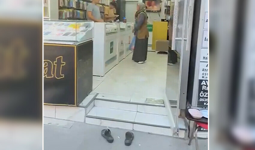 76 yaşındaki kadın mağazaya terliklerini çıkararak girdi, sebebini soranlar duygulandı