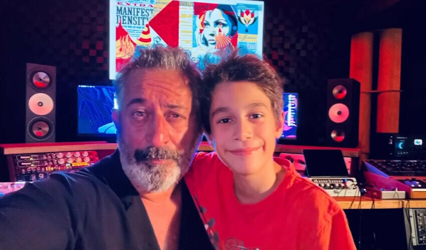 Ünlü komedyen oğlu Kemal ile...