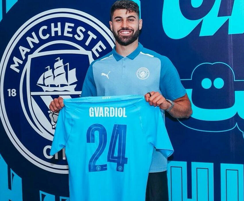 Rekor transfer gerçekleşti: Gvardiol Manchester City ile 5 yıllık sözleşme imzaladı