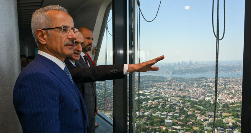 Çamlıca Kulesi'ne ziyaretçi akını! Bakan Uraloğlu duyurdu: 1 milyon 196 bine ulaştı