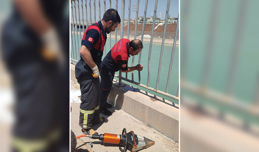 Sulama kanalından ceset çıkarıldı