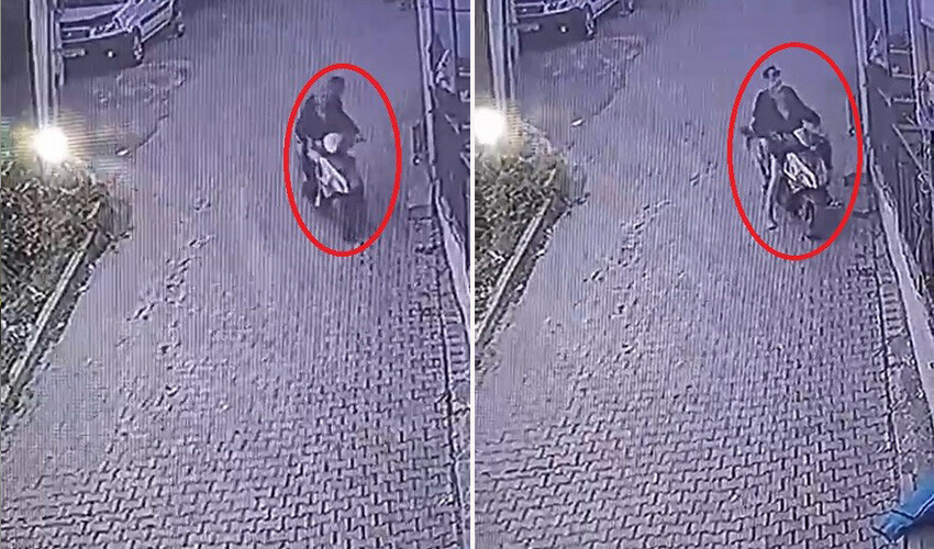 Yok artık dedirten hırsızlık kamerada: Balkondan toplayıp kaçtı