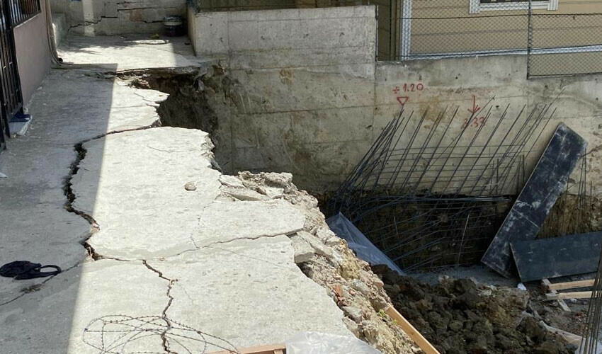 İstanbul'da 7 katlı binada hasar oluştu: Depremi şimdi yaşayacağız