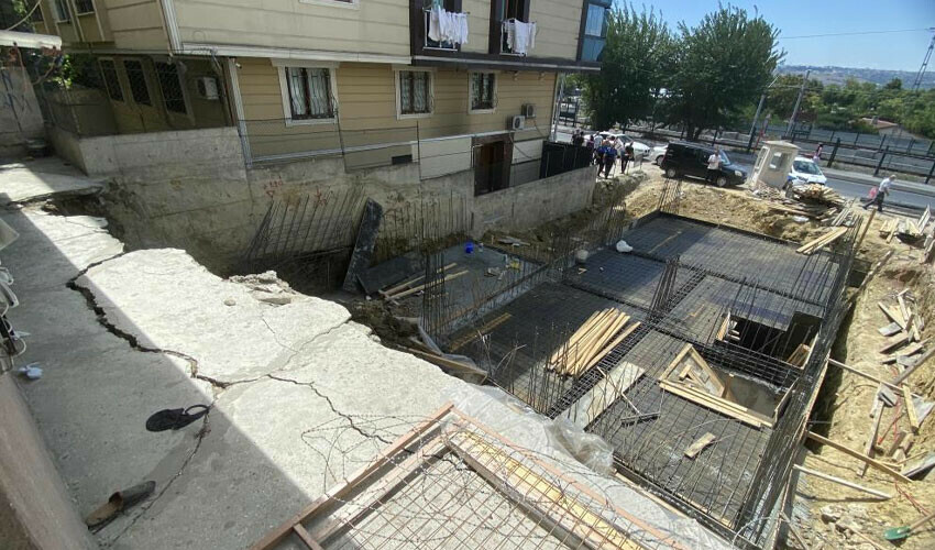 İstanbul'da 7 katlı binada hasar oluştu: Depremi şimdi yaşayacağız