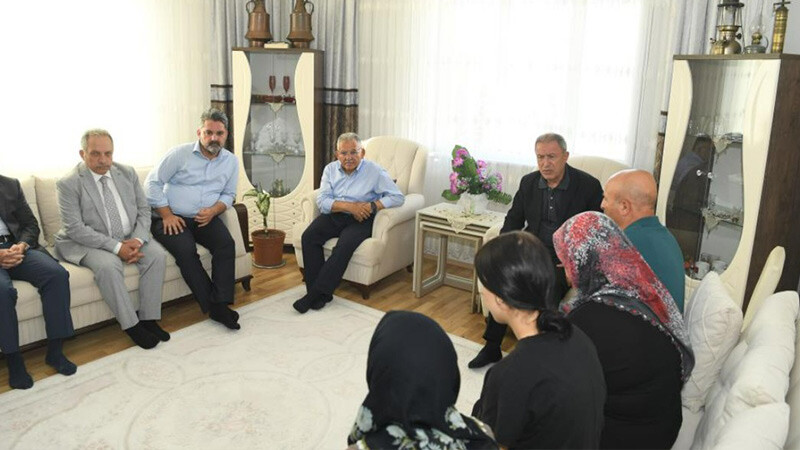 Akar ve Büyükkılıç- şehit ailesi ziyaret