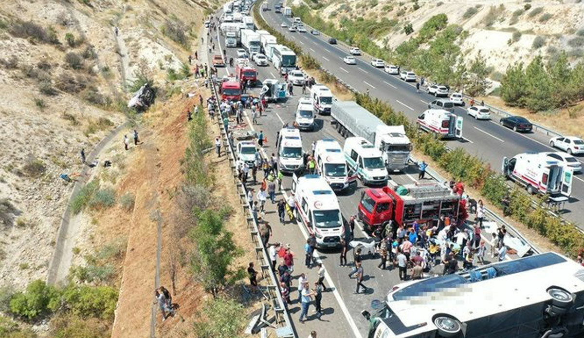 Gaziantep’te 16 kişinin öldüğü kazada otobüs şoförüne üst sınırdan ceza talebi