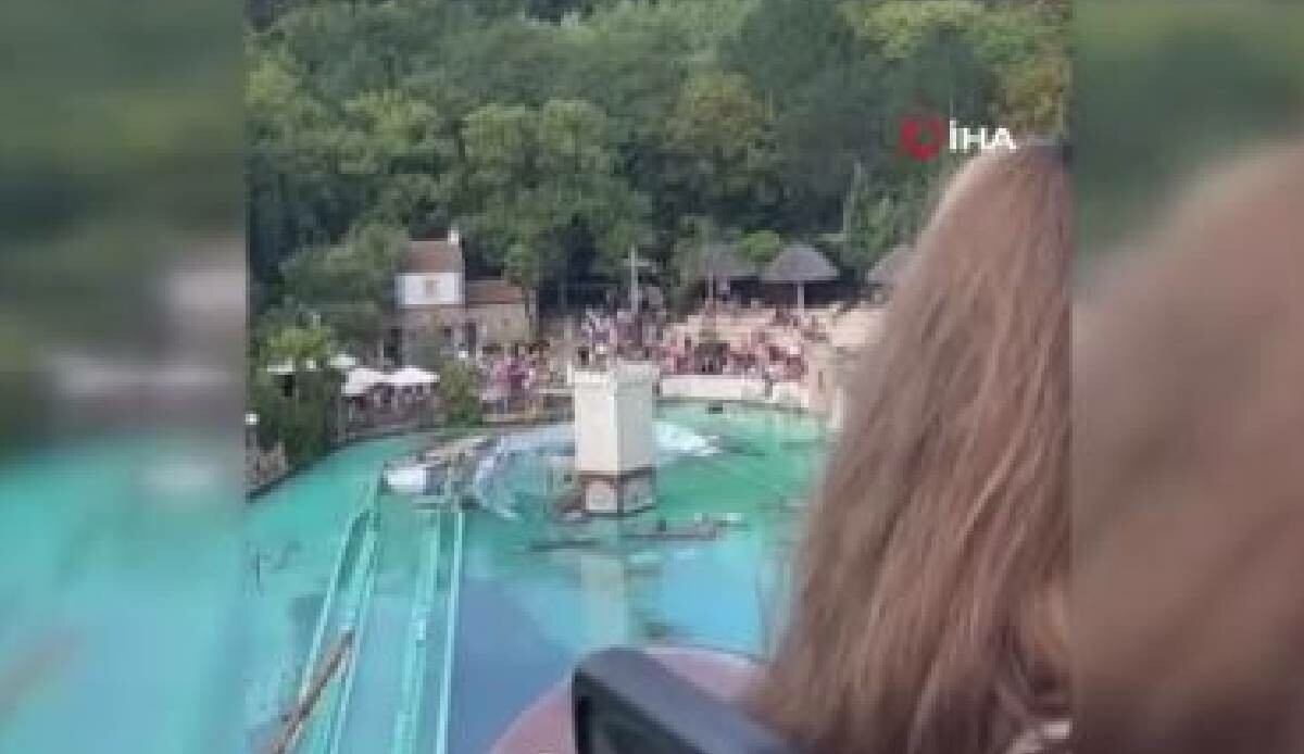 Tema parkta dehşet: Gösteri sırasında havuz çöktü Tema parkta dehşet: Gösteri sırasında havuz çöktü