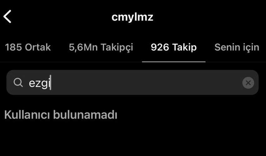 Ezgi Mola’yı tek kalemde sildi! Cem Yılmaz’dan beklenmedik hamle… Cem Yılmaz, Ezgi Mola'yı takipten çıkardı