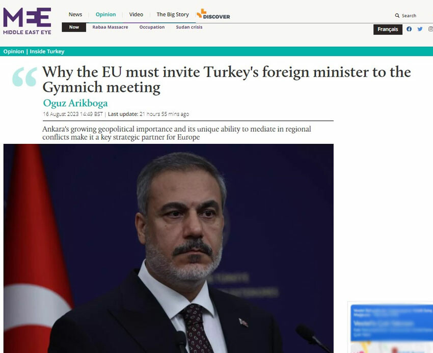 İngilizlerde AB'ye Türkiye çağrısı: Geç olmadan Hakan Fidan'ı çağırın