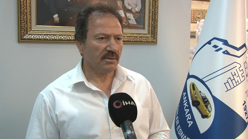 Ankara Umum Otomobilciler ve Şoförler Esnaf Odası Başkanı Mehmet Yiğiner,