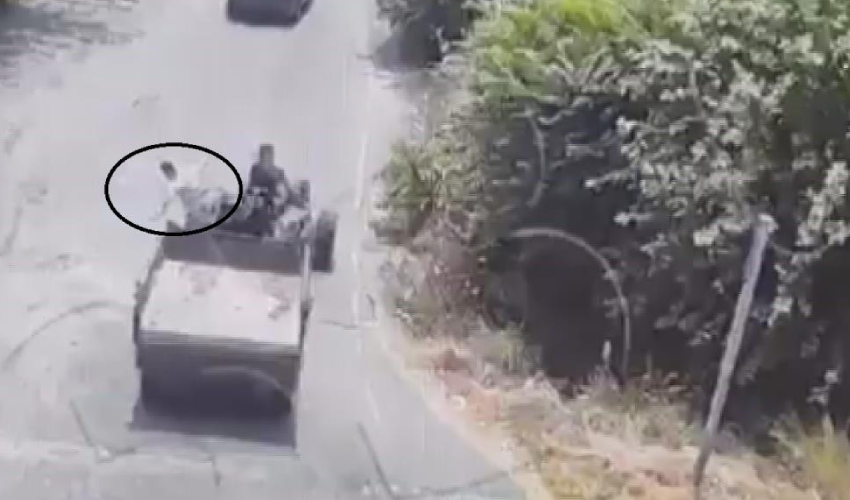 Traktörden düştü, hayatını kaybetti: O anlar kameralara anbean yansıdı