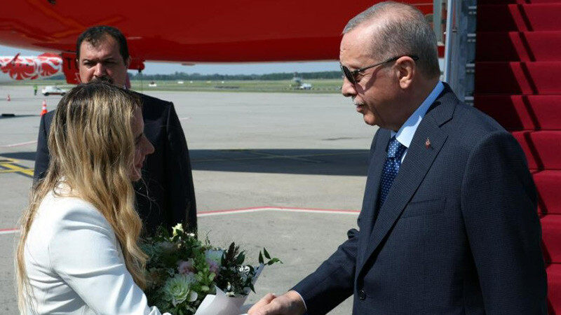 Erdoğan- Budapeşte- karşılama