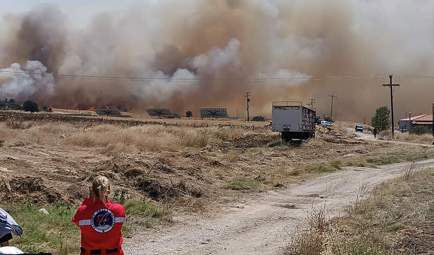 Yunanistan alev alev! Tahliyeler başladı, İpsala Sınır Kapısı kapatıldı