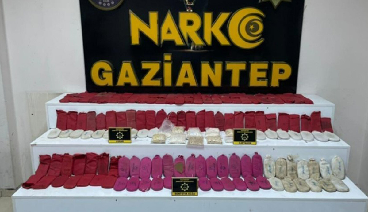 Gaziantep&#039;te 30 kilogram esrar ele geçirildi