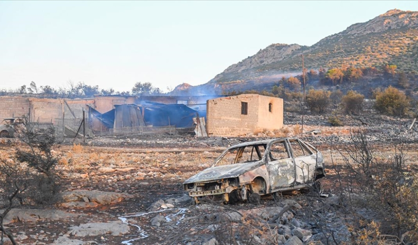 Yunanistan'da yangınlar sürüyor: Türk köyleri de tehlike altında!