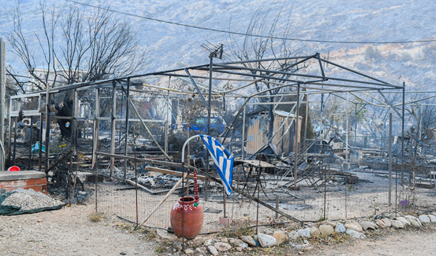 Yunanistan'da yangınlar sürüyor: Türk köyleri de tehlike altında!
