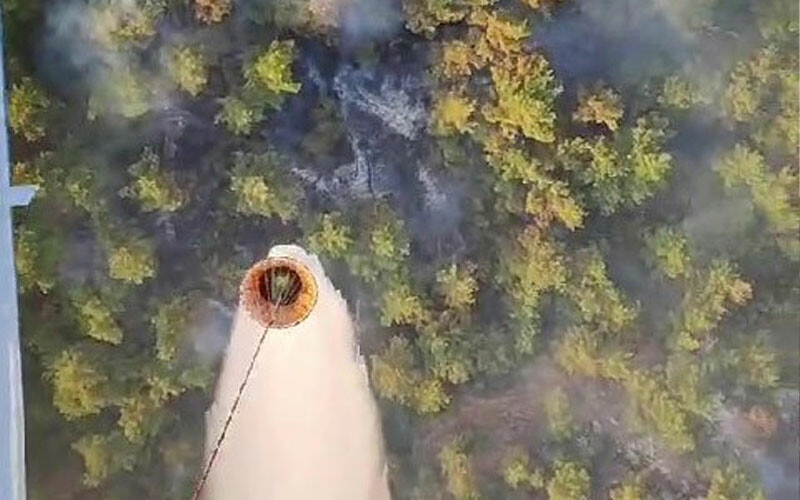 Yaklaşık 1500 hektarlık alanı küle çevirdi… Çanakkale’deki yangın faciasının çıkış anı kamerada!